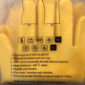 Silicon gloves 3 pack